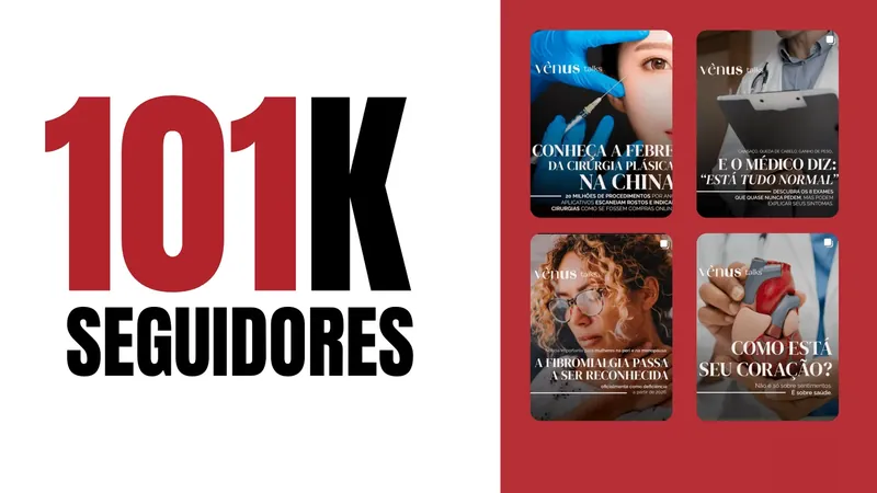 Perfil do Vênus Talks com 101 mil seguidores