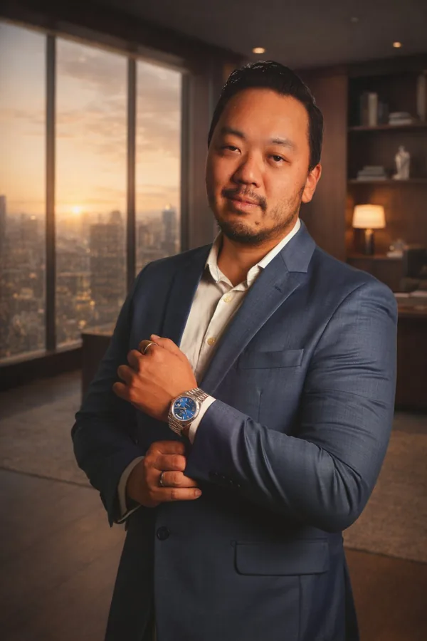 Daniel Katumata, fundador e CEO da ADSx Consulting, no escritório