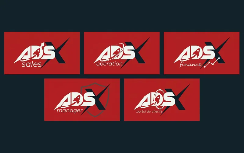 Os cinco sistemas da ADSx: Sales, Operation, Finance, Manager e Portal do Cliente